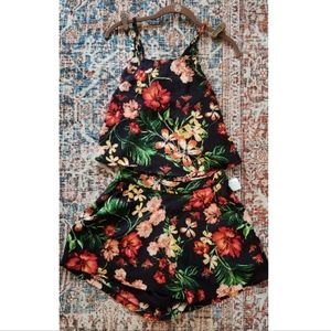 Tropical Floral Matching Tank & Short Set